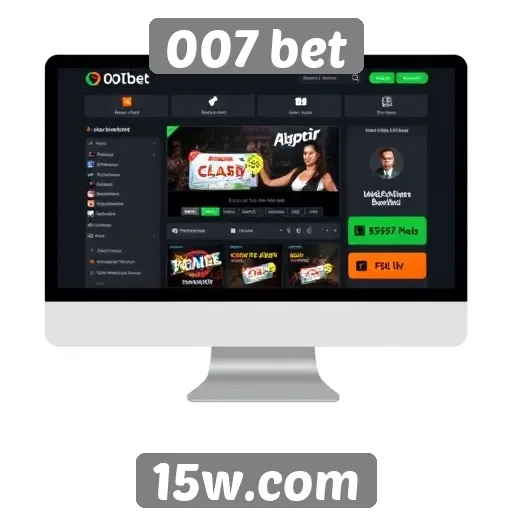 Visão geral das funcionalidades do site 007 bet